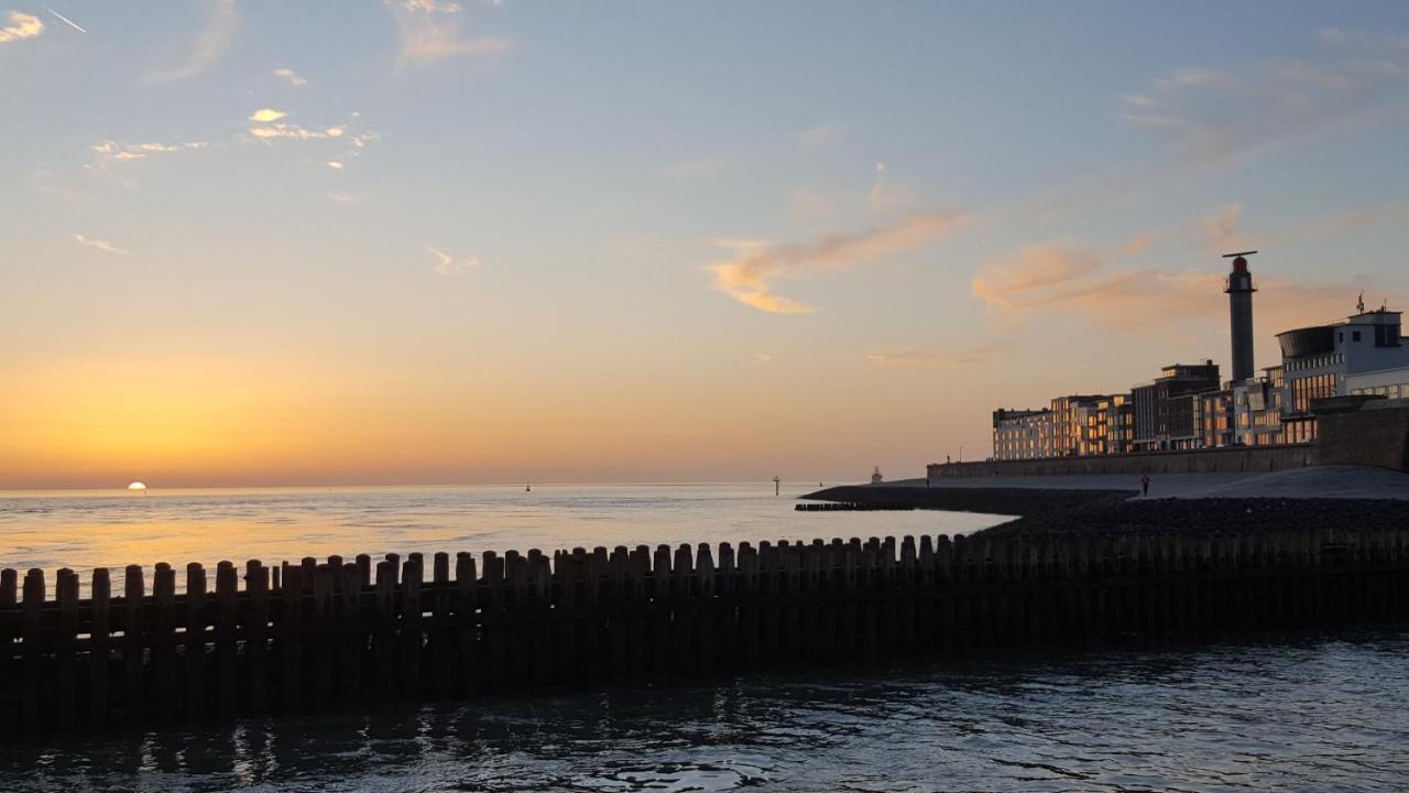 Rijksmonument Havenzicht, Met Zeezicht, Ligging Direct Aan Zee En Centrum Vlissingen Eksteriør billede