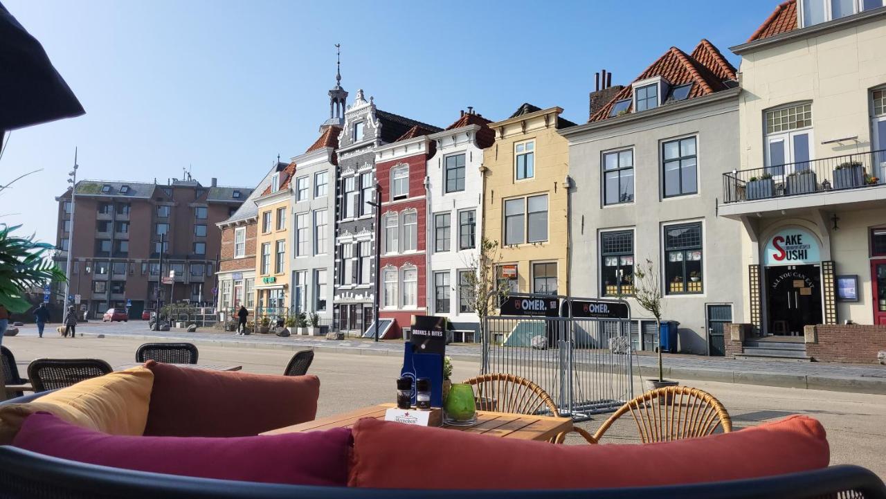 Rijksmonument Havenzicht, Met Zeezicht, Ligging Direct Aan Zee En Centrum Vlissingen Eksteriør billede