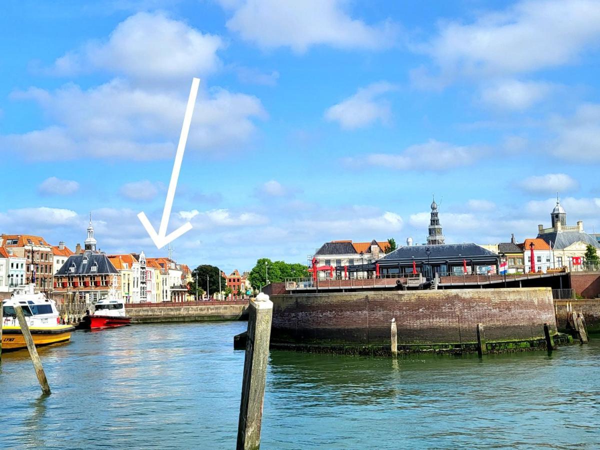 Rijksmonument Havenzicht, Met Zeezicht, Ligging Direct Aan Zee En Centrum Vlissingen Eksteriør billede