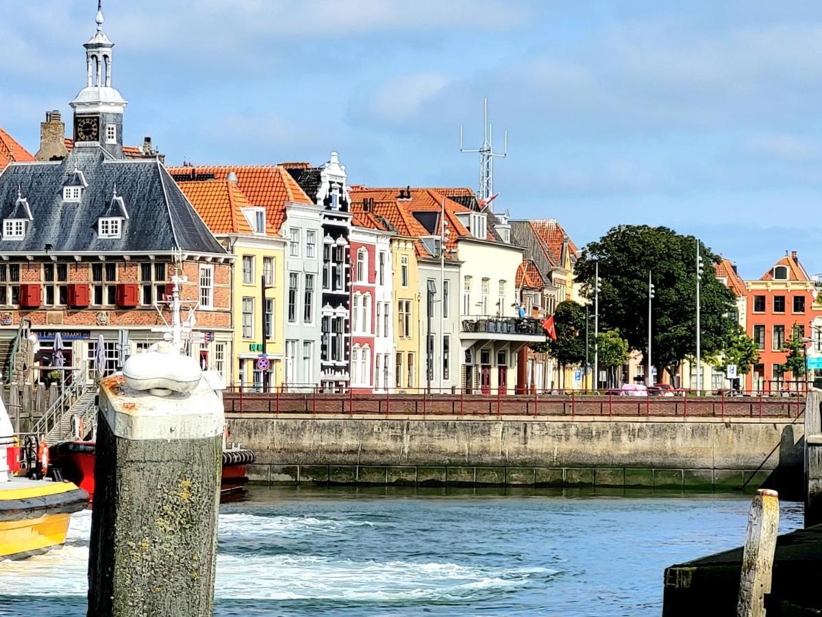 Rijksmonument Havenzicht, Met Zeezicht, Ligging Direct Aan Zee En Centrum Vlissingen Eksteriør billede